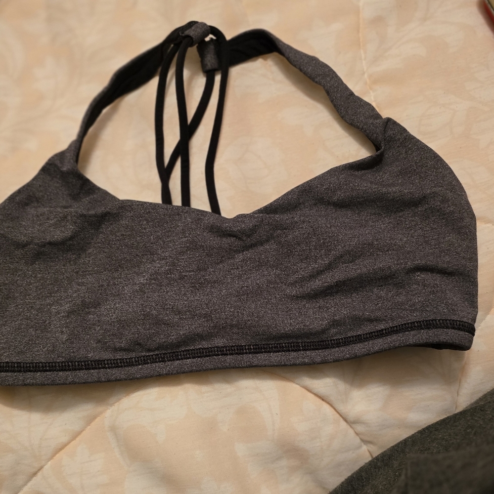 Gray Lululemon Sports Bra size 6